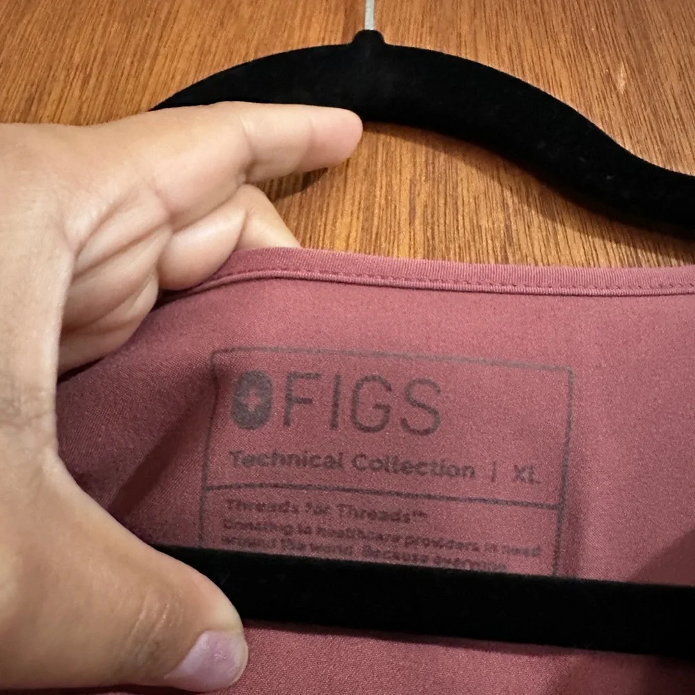 Figs Mauve Scrub SET - Picture 4 of 9